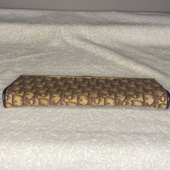 Vintage Christian Dior Trotter Monogram Clutch in Brown (11" x 5.5") - Picture 7 of 7